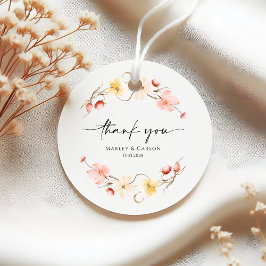 Etiquetas Para Lembrancinhas Spring Floral Wreath Wedding Thank You Favor