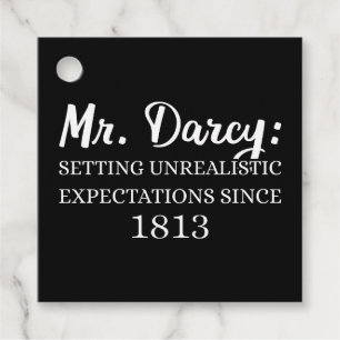 Etiquetas Para Lembrancinhas Sr. Darcy: Expectativas Irrealistas Desde 1813 II