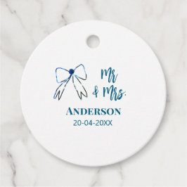 Etiquetas Para Lembrancinhas Sr. & Sra. adicione nome data casamento favor arco