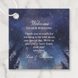 Etiquetas Para Lembrancinhas Starry Night Forest Weding