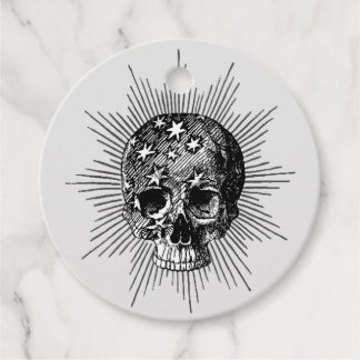 Etiquetas Para Lembrancinhas Starry Skull {{ com texto personalizado}} Chaveiro