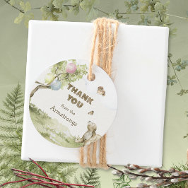 Etiquetas Para Lembrancinhas Storybook Woodland Bearly Wait Round Baby Shower