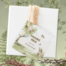 Etiquetas Para Lembrancinhas Storybook Woodland Bearly Wait Square Baby Shower