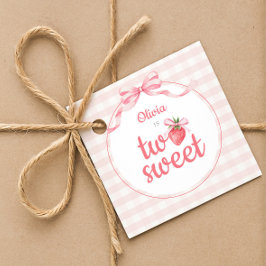Etiquetas Para Lembrancinhas Strawberries Two Sweet 2nd Birthday