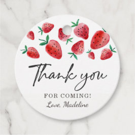 Etiquetas Para Lembrancinhas Strawberry Favor Tags Birthday Berry Much Sweet