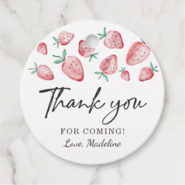 Etiquetas Para Lembrancinhas Strawberry Favor Tags Birthday Berry Much Sweet