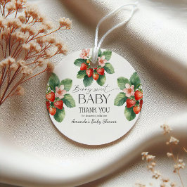 Etiquetas Para Lembrancinhas Strawberry Fresh Market Berry Sweet Baby Shower