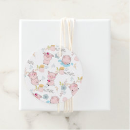 Etiquetas Para Lembrancinhas Suínos Bonitos