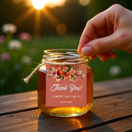 Etiquetas Para Lembrancinhas Summer Peach Watercolor Baby Shower