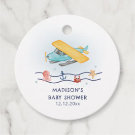 Etiquetas Para Lembrancinhas Summer Travel Adventure Sea Airplane Baby Shower