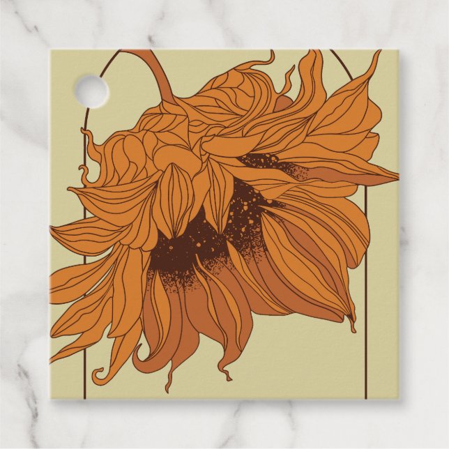 Etiquetas Para Lembrancinhas Sun & Bloom (Frente)