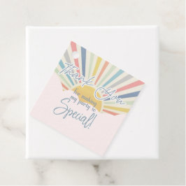 Etiquetas Para Lembrancinhas Sun Theme, partido Arco-Íris, favor Sunshine Favor