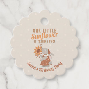 Etiquetas Para Lembrancinhas Sunflower Bunny Primavera Birday
