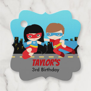 Etiquetas Para Lembrancinhas Super-herói marca as marcas de Festa de aniversári
