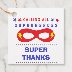 Etiquetas Para Lembrancinhas Super obrigado do Superheres Party