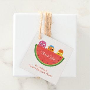 Etiquetas Para Lembrancinhas Super Simples Partido Noodle & Pals Watermelon