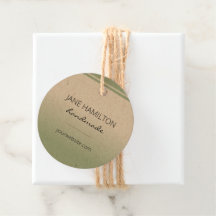 Suprimentos para empresas Mint Green Packaging Tag