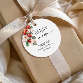 Etiquetas Para Lembrancinhas Sweet Berry in Love Strawberry Bridal Shower