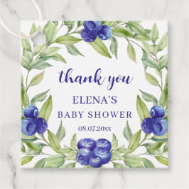 Etiquetas Para Lembrancinhas Sweet Blueberries Baby Shower Thank You