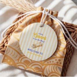 Etiquetas Para Lembrancinhas Sweet Cannoli Yellow Blue Italian Baby Shower