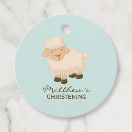 Etiquetas Para Lembrancinhas Sweet Little Lamb Baby Christening