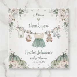 Etiquetas Para Lembrancinhas Sweet Little Pumpkin Autumn Baby Shower