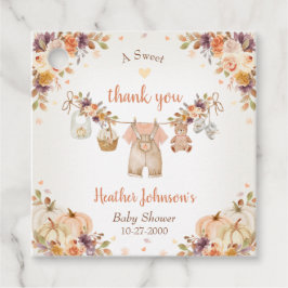 Etiquetas Para Lembrancinhas Sweet Little Pumpkin Autumn Baby Shower