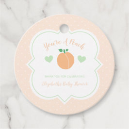 Etiquetas Para Lembrancinhas Sweet Peach Elegant Baby Shower