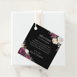 Etiquetas Para Lembrancinhas Tag de Presente de Boas-Vindas de Casamento com Pe