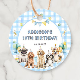 Etiquetas Para Lembrancinhas Tags de Favor para Animais da Festa do Cachorrinho