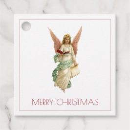 ETIQUETAS PARA LEMBRANCINHAS TAREFAS DE FAVOR DE ANGEL VINTAGEM DE NATAL