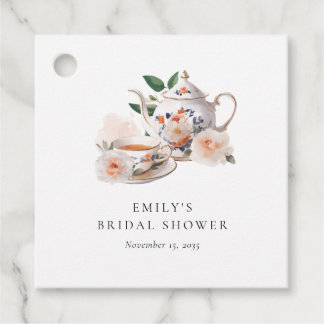 Etiquetas Para Lembrancinhas Tea Party Elegant Bridal Shower