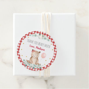 Etiquetas Para Lembrancinhas Teddy Bear Picnic Floral Birday