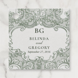 Etiquetas Para Lembrancinhas Tema de Casamento do Partido do Jardim Botânico Vi