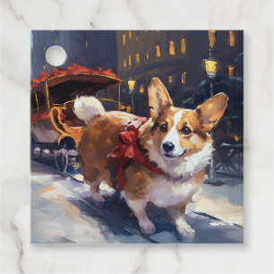 Etiquetas Para Lembrancinhas Temporada Festiva de Natal do Corgi