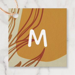 Etiquetas Para Lembrancinhas Tendência Abstrato Monogramas - Russo comercial c