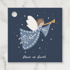 Etiquetas Para Lembrancinhas Terra de paz personalizada do Natal Angel