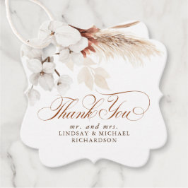 Etiquetas Para Lembrancinhas Terracota Floral Branca Boho Agradecimento de Casa