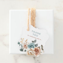 Terracota Verde Azulado Neutro Aquarela Obrigado