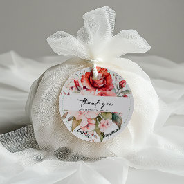 Etiquetas Para Lembrancinhas Terracotta Burgundy Blush Floral Wedding 