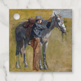 Etiquetas Para Lembrancinhas Terras Áridas Americanas: Cowboy do Velho Oeste co