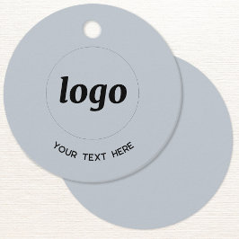 Etiquetas Para Lembrancinhas Texto simples para logotipo Empresa Pó azul Etique