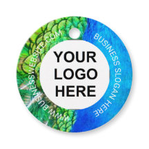 Textura colorida de penas Peacock