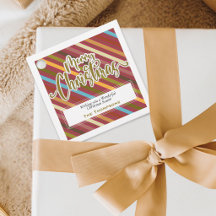 Tipografia Dourada Elegante Natal Personalizado