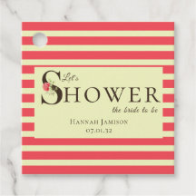 Tipografia Floral Elegante Chuveiro Verde Coral