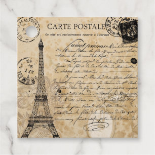 Etiquetas Para Lembrancinhas Torre Eiffel Vintage Paris