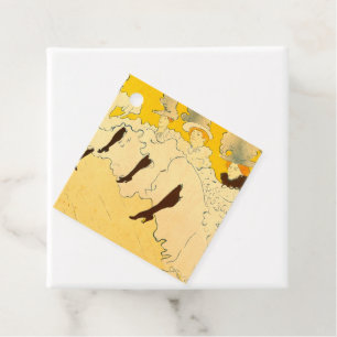 Etiquetas Para Lembrancinhas Toulouse Lautrec Yellow Dancing Girl Poster