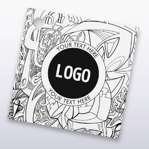 Etiquetas Para Lembrancinhas Trabalho de arte de linha moderna original e seu l
