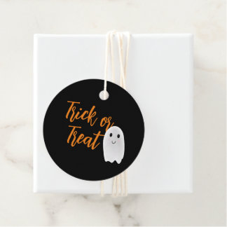 Etiquetas Para Lembrancinhas Trick or Treat Fantasma Halloween