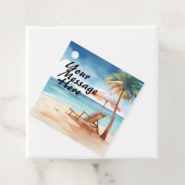 Etiquetas Para Lembrancinhas Tropical Beach Party (In Situ)